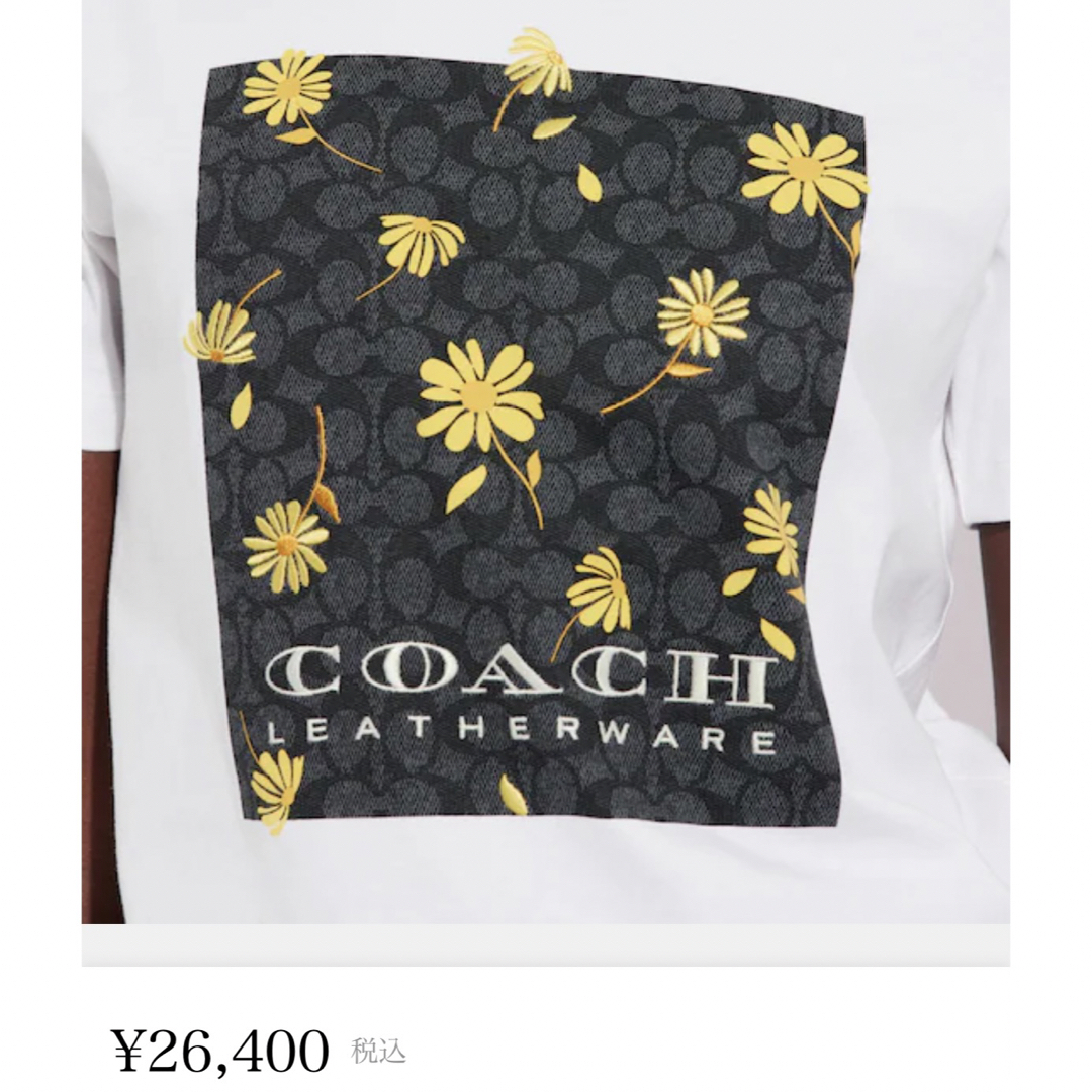 COACH(コーチ)のコーチ　Tシャツ　Sサイズ レディースのトップス(Tシャツ(半袖/袖なし))の商品写真