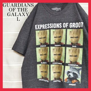 マーベル(MARVEL)のガーディアンズオブギャラクシームービーTシャツtシャツ映画アニメキャラクターロゴ(Tシャツ/カットソー(半袖/袖なし))