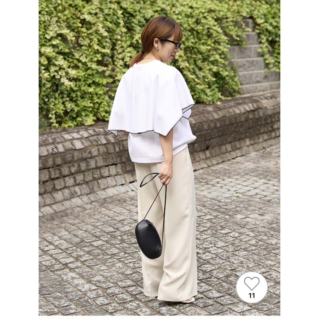 最終価格です MIESROHE ビッグドレープスリーブカットトップス