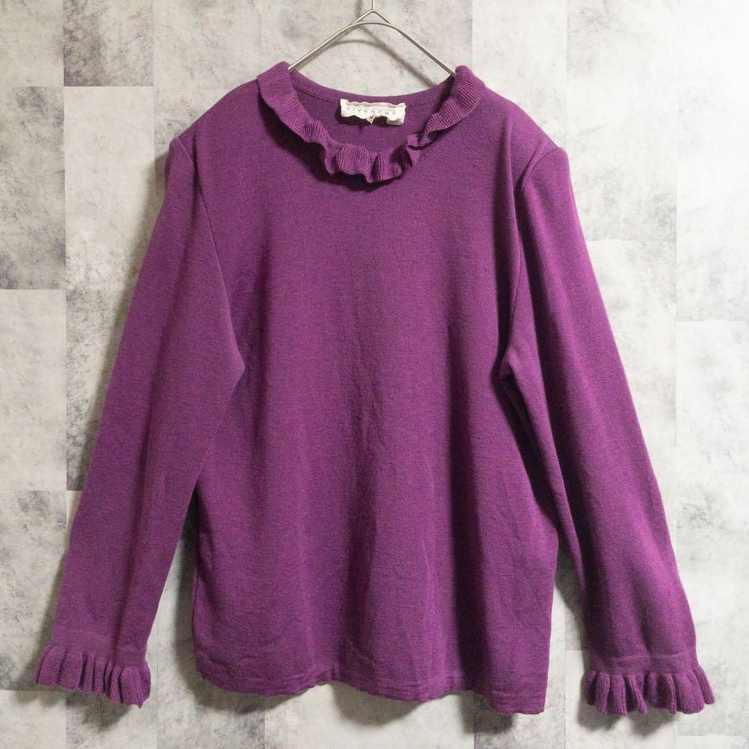 ジバンシー シャツ 長袖 薄紫 XL