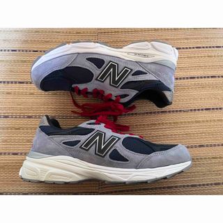 NEW BALANCE ニューバランス NO VACANCY INN 品番 US990MC3 シューズ グレー×ネイビー サイズUS9=27cm 正規品 / 31593