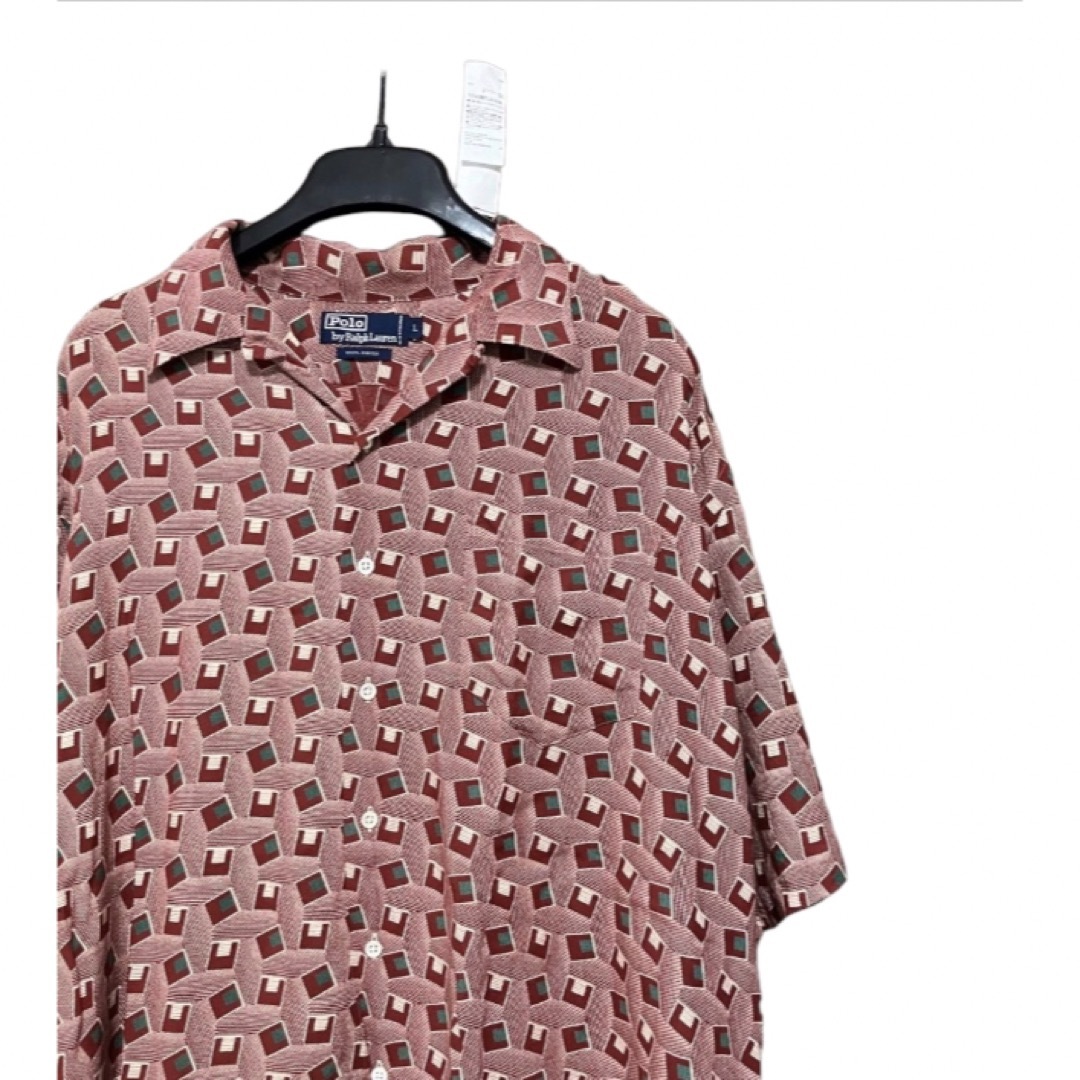 全品限定セール ポロ ラルフローレン 総柄シャツ オープンカラーシャツ