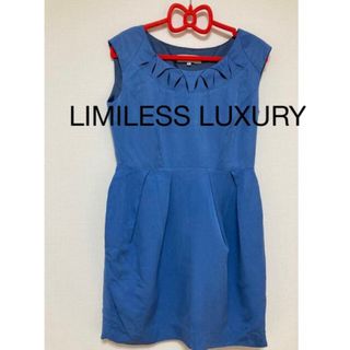 リミットレスラグジュアリー(LIMITLESS LUXURY)の【美品】LIMILESS LUXURY レディースワンピース　Mサイズ(ひざ丈ワンピース)