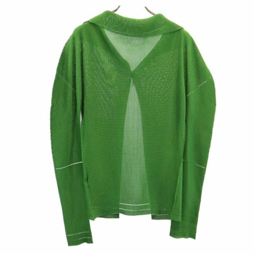 ISSEY MIYAKE - イッセイミヤケ ミー カットソー シャツ 緑 ISSEY