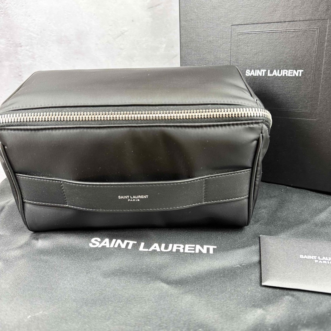 レディース新品 SAINTLAURENT ギューブ ケース ポーチ  サンローラン