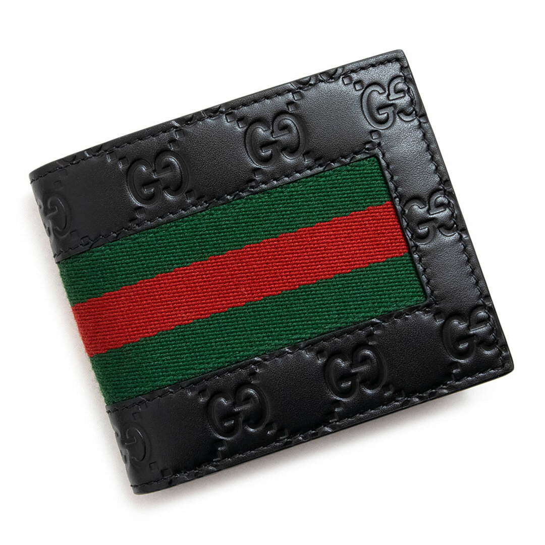 Gucci - グッチ グッチシマ シェリーライン 二つ折り財布 札入れ GG