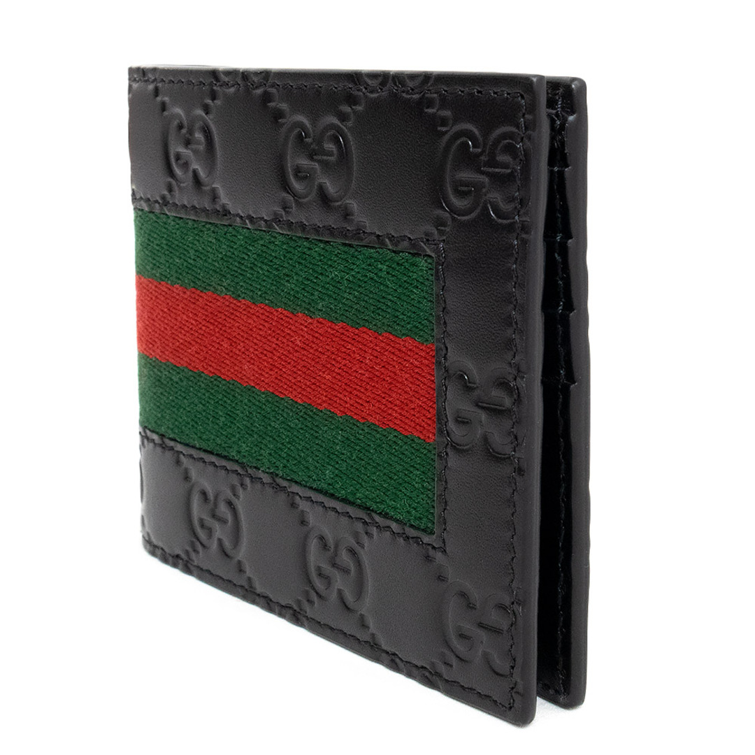 Gucci - グッチ グッチシマ シェリーライン 二つ折り財布 札入れ GG