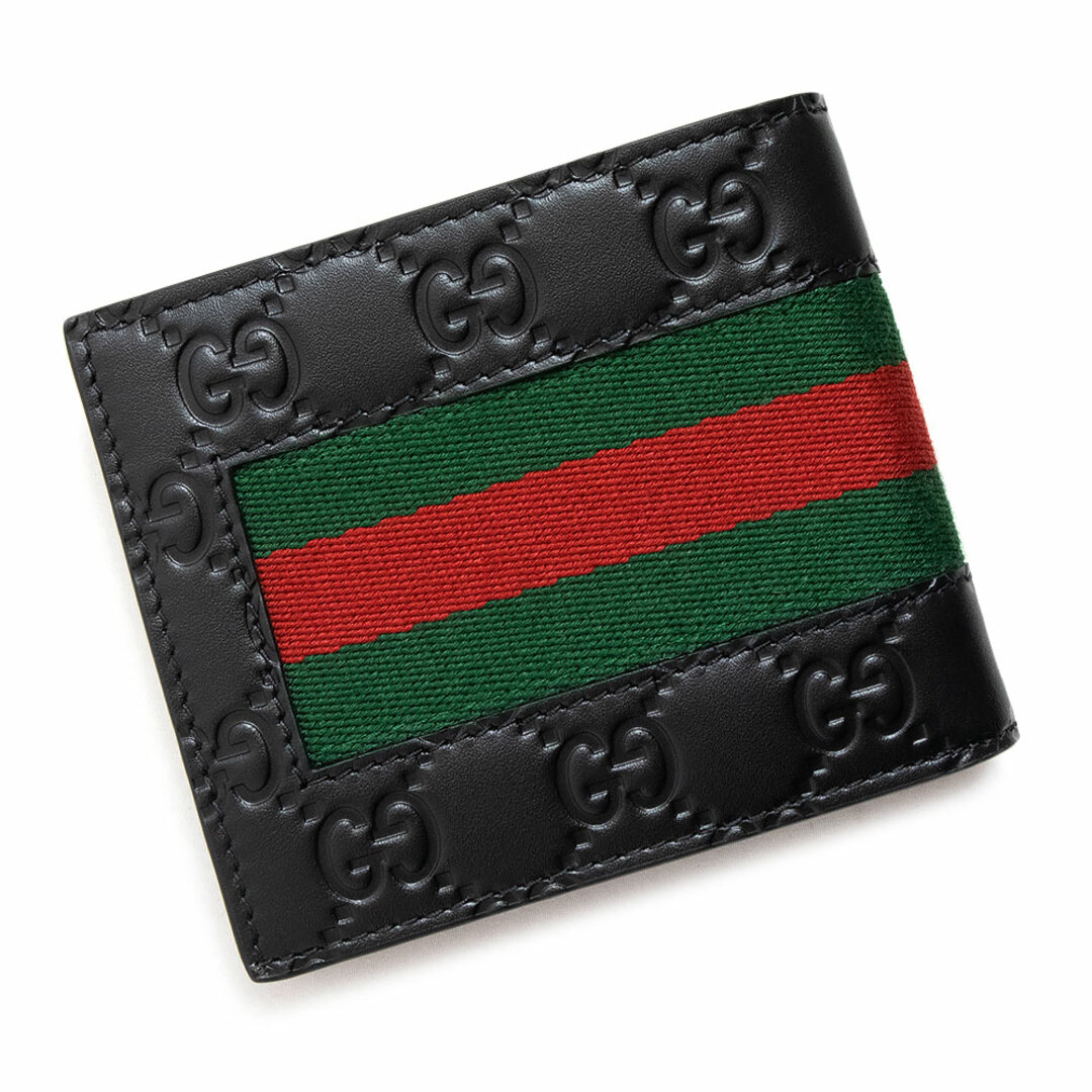 Gucci - グッチ グッチシマ シェリーライン 二つ折り財布 札入れ GG