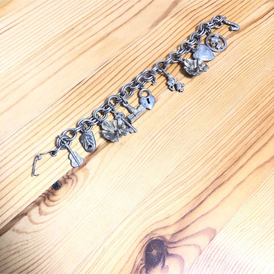 USED  antique silver bracelet メンズのアクセサリー(ブレスレット)の商品写真