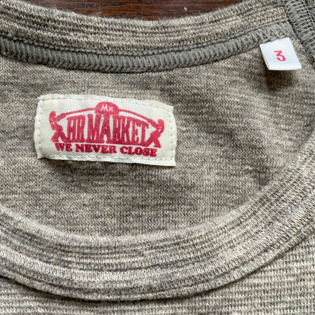 HOLLYWOOD RANCH MARKET(ハリウッドランチマーケット)のハリウッドランチマーケット　ストレッチフライスTシャツ　M メンズのトップス(Tシャツ/カットソー(半袖/袖なし))の商品写真