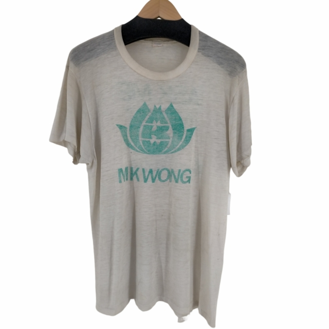 USED(ユーズドフルギ) シングルステッチ 丸胴 MK WONG TEE