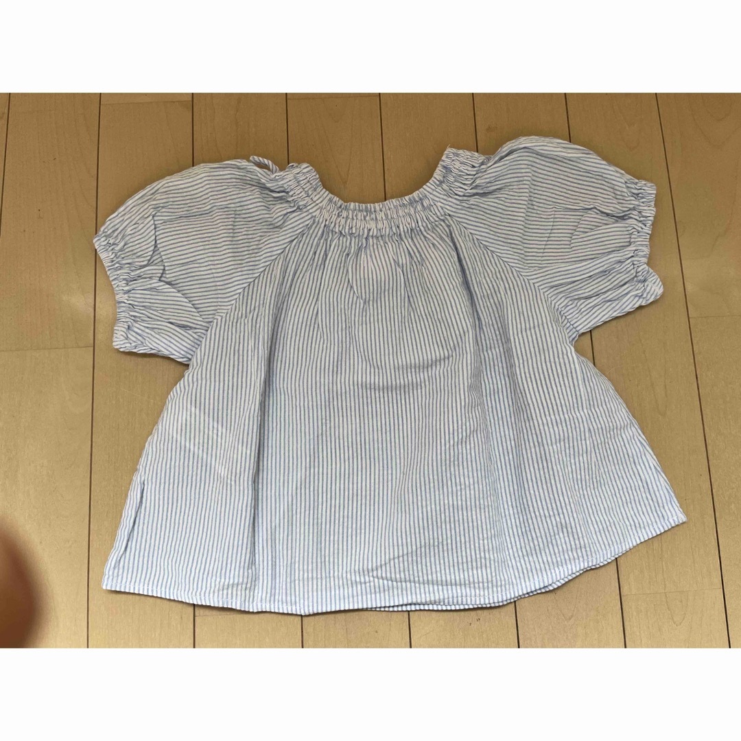 ZARA KIDS(ザラキッズ)のZARA Kids ストライプブラウス キッズ/ベビー/マタニティのベビー服(~85cm)(シャツ/カットソー)の商品写真