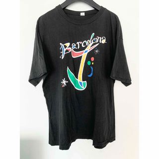 ヴィンテージ 古着  ミロ アートT スペイン バルセロナ スーベニア Tシャツ(Tシャツ/カットソー(半袖/袖なし))