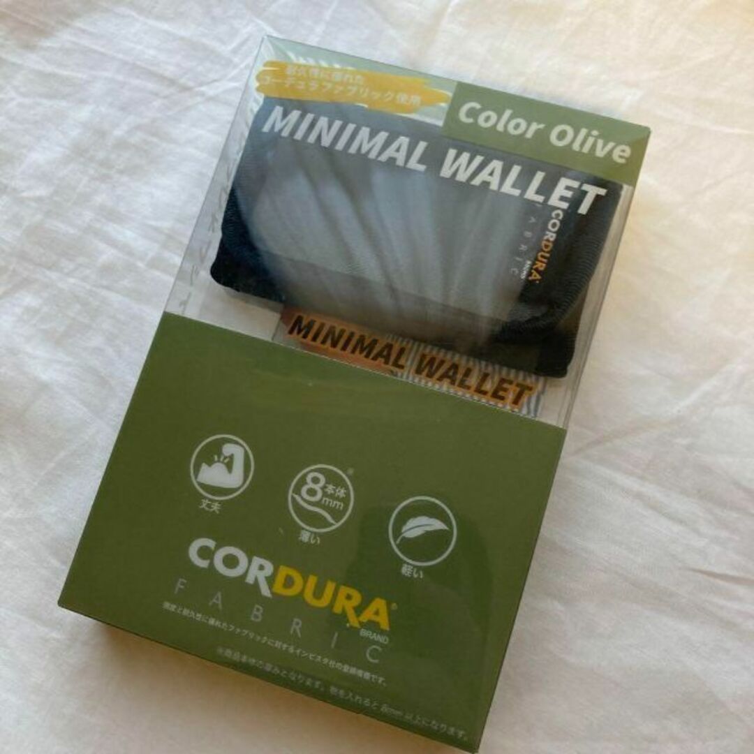 新品 コーデュラ CORDURA ミニマルウォレット 財布 三つ折り 折りたたみ メンズのファッション小物(折り財布)の商品写真