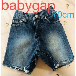 ベビーギャップ(babyGAP)のbaby gap ハーフパンツ 6-12month デニム(パンツ)