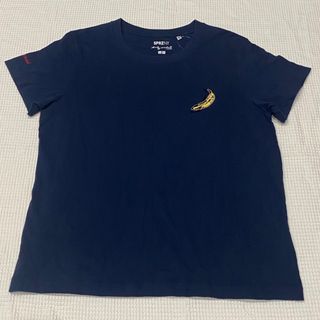 ユニクロ(UNIQLO)の可愛い♡UNIQLO SPRZNY バナナTシャツ　サイズXL(Tシャツ(半袖/袖なし))