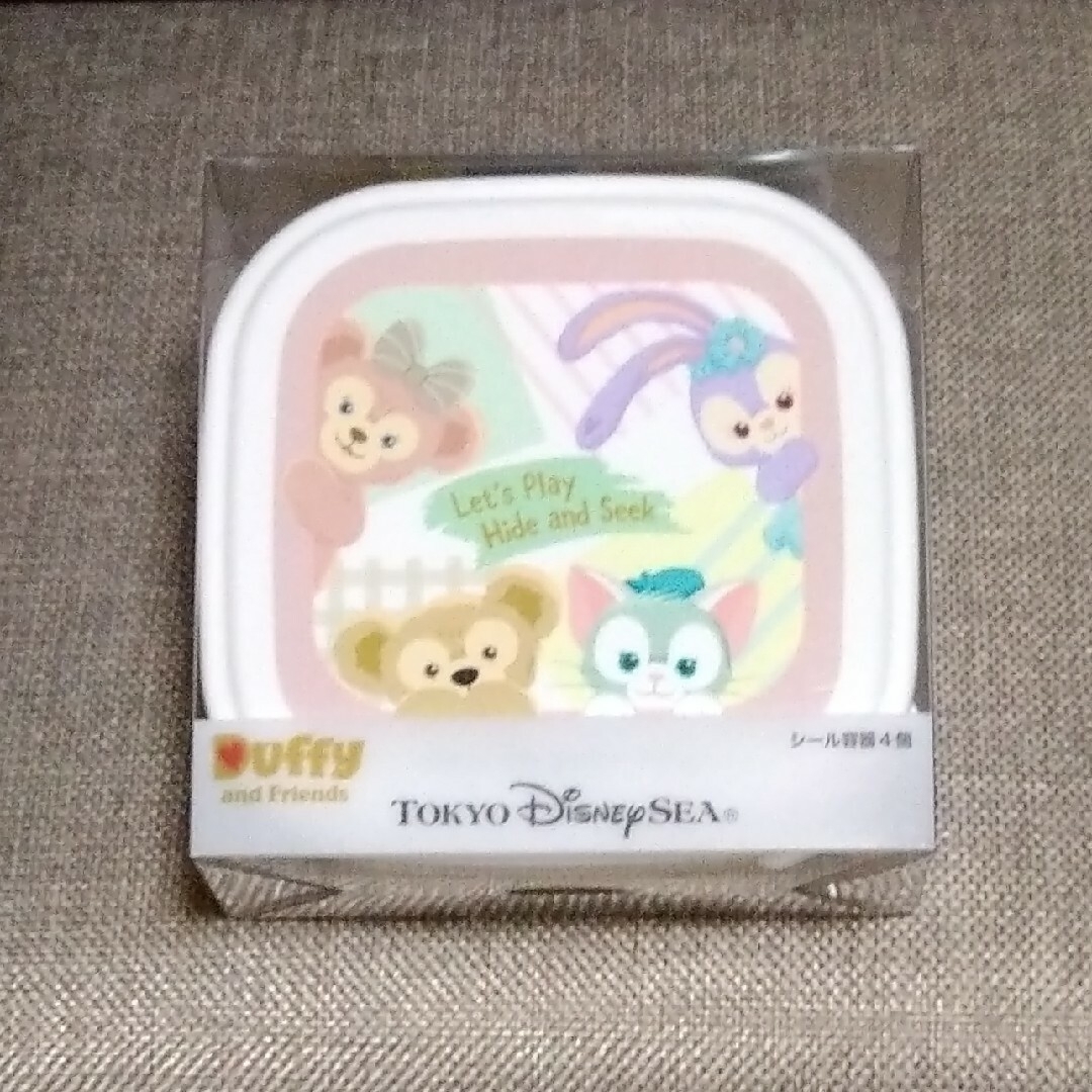 Disney(ディズニー)の東京ディズニーシー♡ダッフィー シール容器4個セット インテリア/住まい/日用品のキッチン/食器(容器)の商品写真