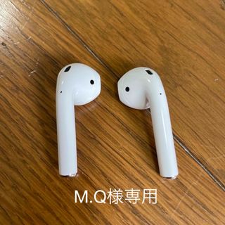 アップル(Apple)のAirPods 第二世代（両耳）ケースなし(ヘッドフォン/イヤフォン)