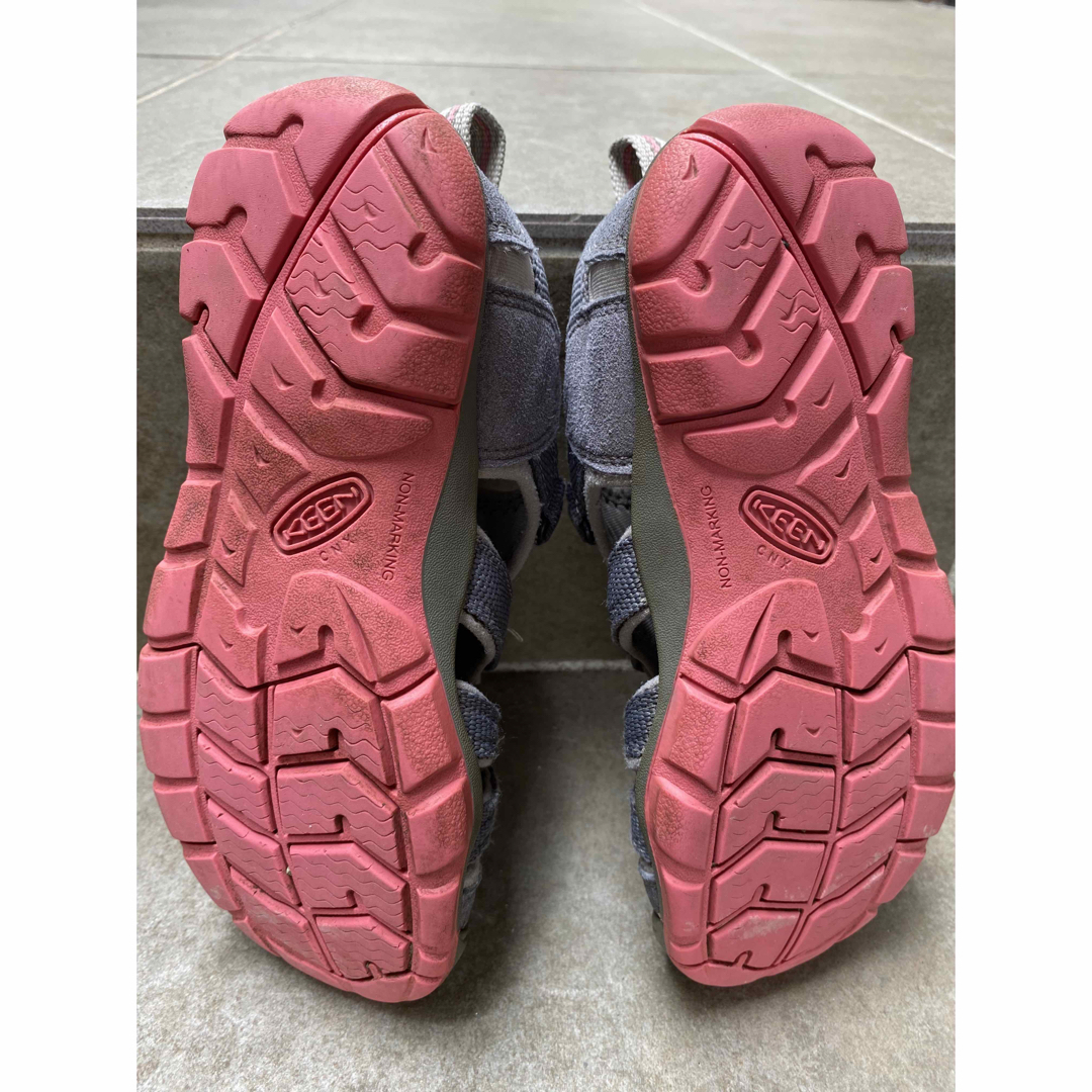 KEEN(キーン)のKEEN キーン シーキャンプ SEACAMP II グレー ピンク 19.5 キッズ/ベビー/マタニティのキッズ靴/シューズ(15cm~)(サンダル)の商品写真