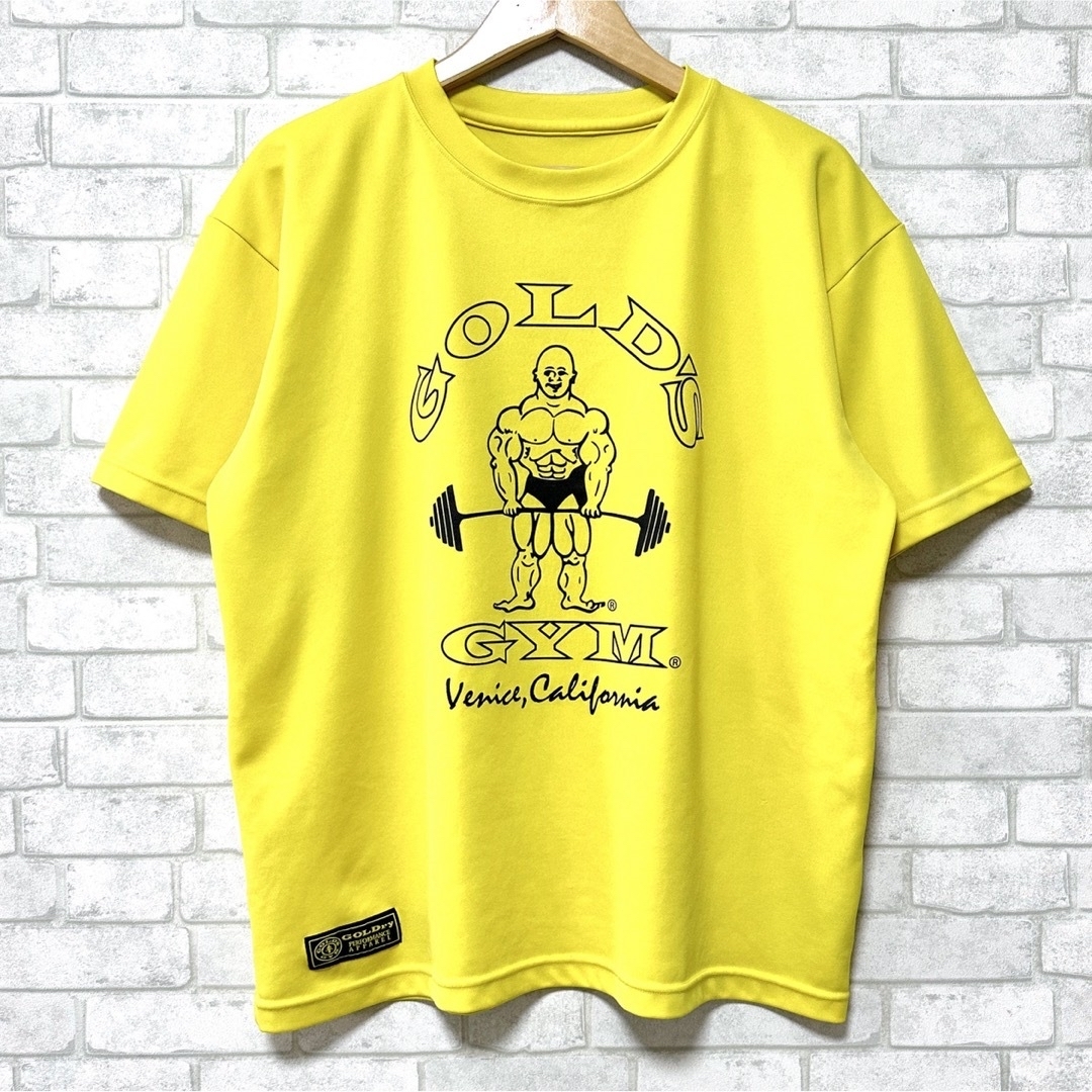 GOLD'S GYM(ゴールドジム)のGOLD GYM ゴールドジム ビッグロゴ DRY Tシャツ  メンズのトップス(Tシャツ/カットソー(半袖/袖なし))の商品写真