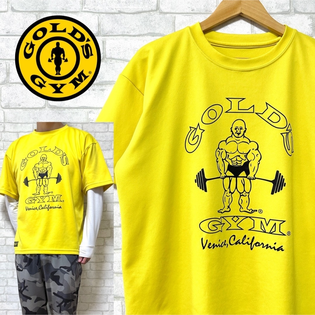 GOLD'S GYM - GOLD GYM ゴールドジム ビッグロゴ DRY Tシャツ の通販 by MK-Vintage ｜ゴールドジムならラクマ