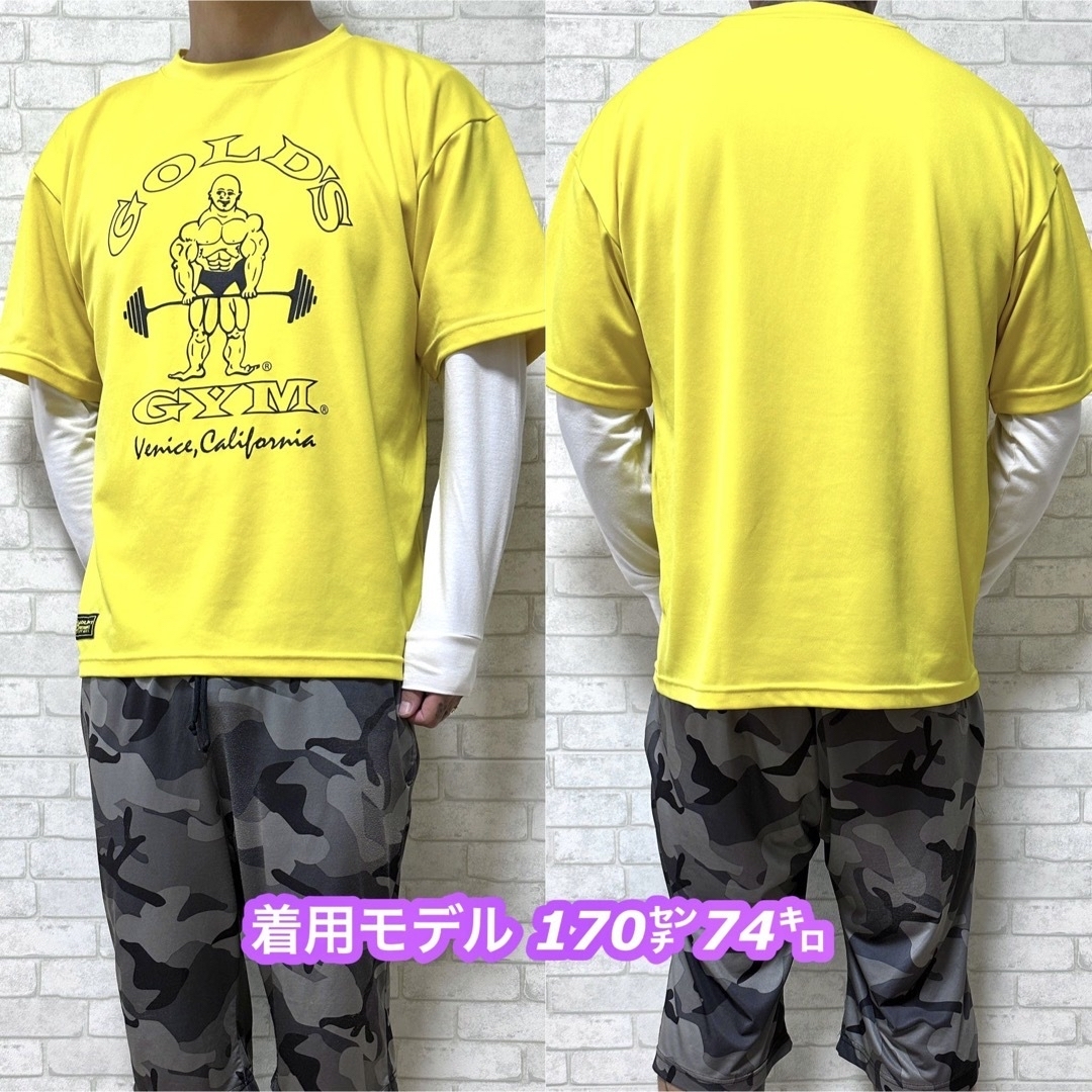 GOLD'S GYM(ゴールドジム)のGOLD GYM ゴールドジム ビッグロゴ DRY Tシャツ  メンズのトップス(Tシャツ/カットソー(半袖/袖なし))の商品写真