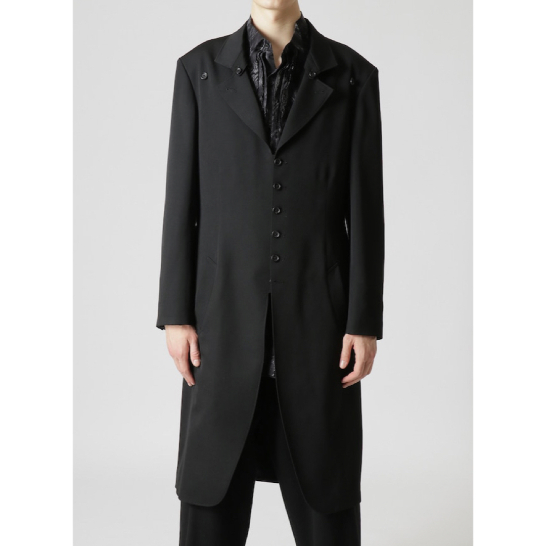 Yohji Yamamoto POUR HOMME(ヨウジヤマモトプールオム)のYohji Yamamoto POUR HOMME 2022-23AW メンズのジャケット/アウター(チェスターコート)の商品写真