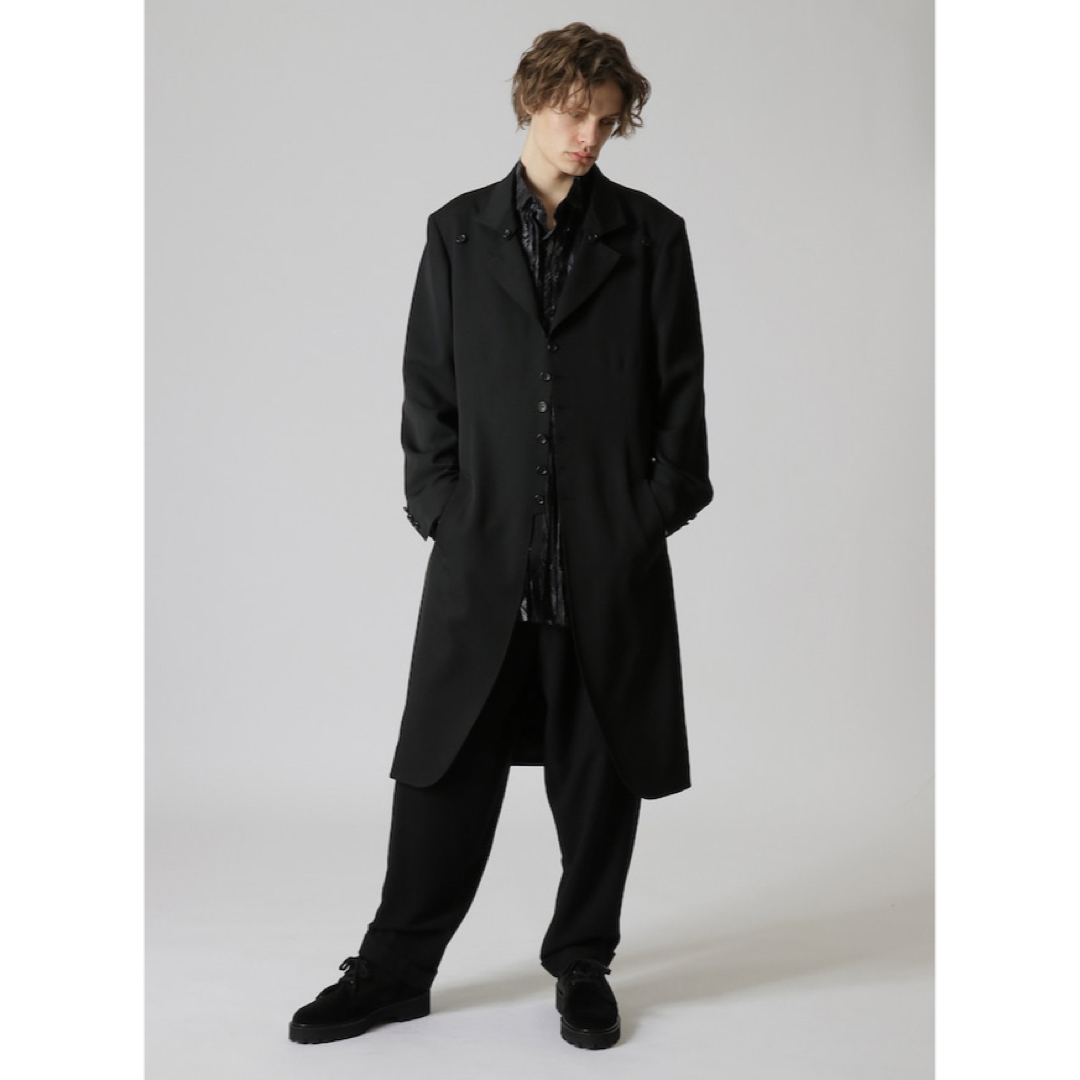 Yohji Yamamoto POUR HOMME(ヨウジヤマモトプールオム)のYohji Yamamoto POUR HOMME 2022-23AW メンズのジャケット/アウター(チェスターコート)の商品写真