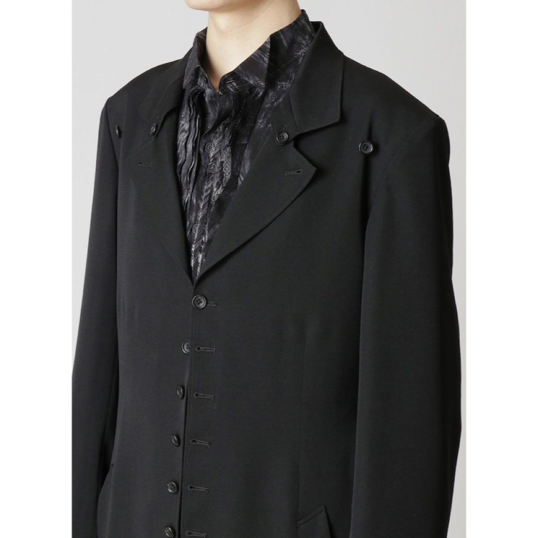 Yohji Yamamoto POUR HOMME(ヨウジヤマモトプールオム)のYohji Yamamoto POUR HOMME 2022-23AW メンズのジャケット/アウター(チェスターコート)の商品写真