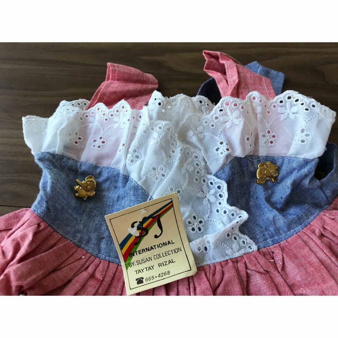 新品・未使用 ベビードレス New Baby Dress キッズ/ベビー/マタニティのベビー服(~85cm)(ワンピース)の商品写真