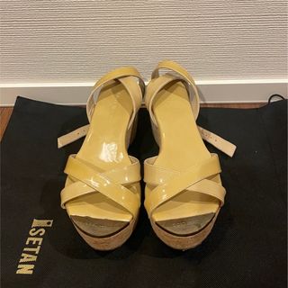 ジミーチュウ(JIMMY CHOO)のジミーチュウ！サンダル　ウエッジソール35(サンダル)