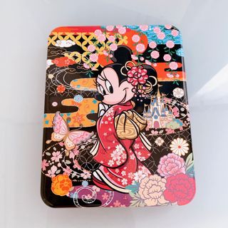 ディズニー(Disney)の和風ミニーマウス 缶(キャラクターグッズ)