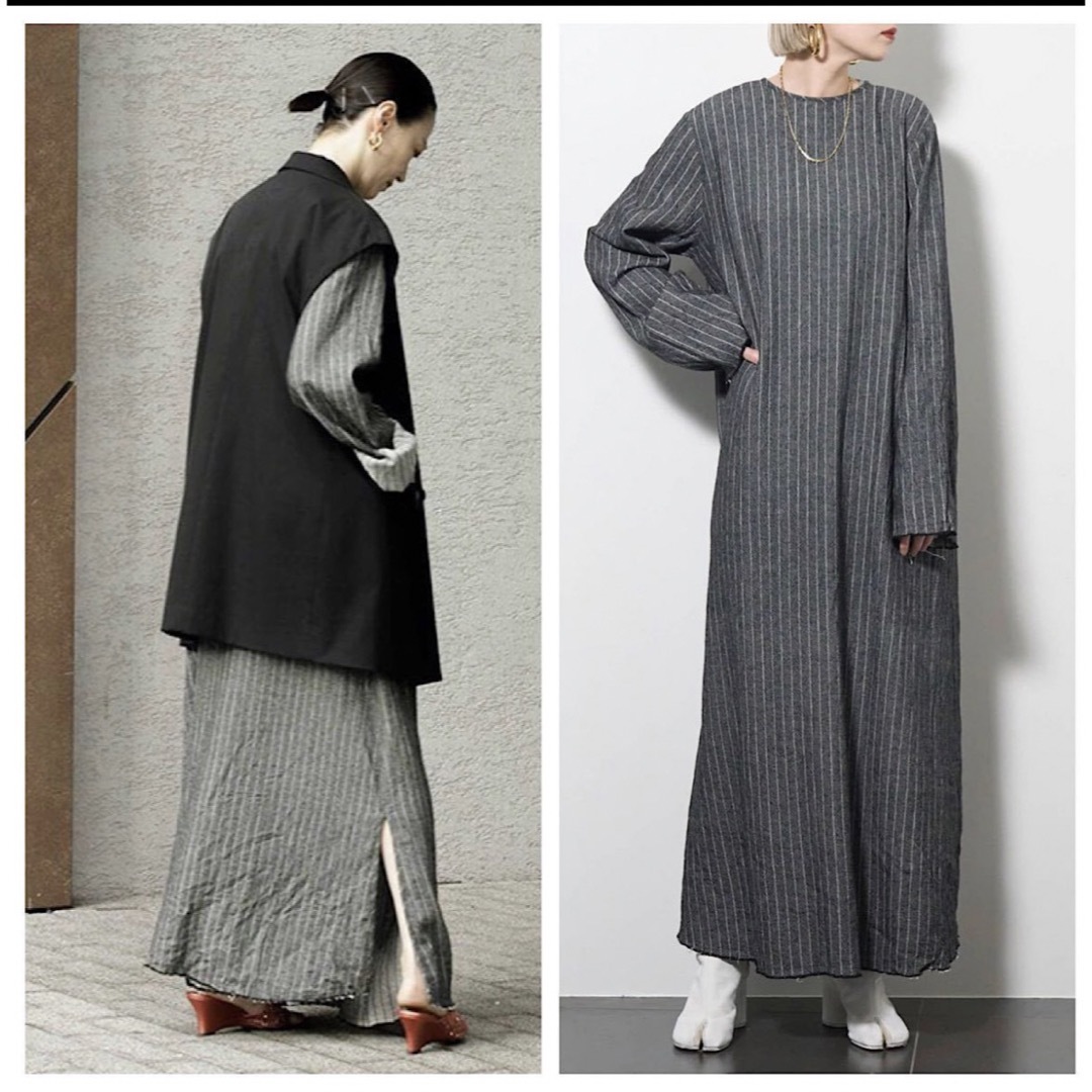 夏セール12%OFF開催中 CITYSHOP　ストライプワンピース　Stripe KAFTAN Dress