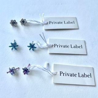 プライベートレーベル(PRIVATE LABEL)のPRIVATE LABEL (プライベートレーベル)シルバー ピアス(花)  ③(ピアス)