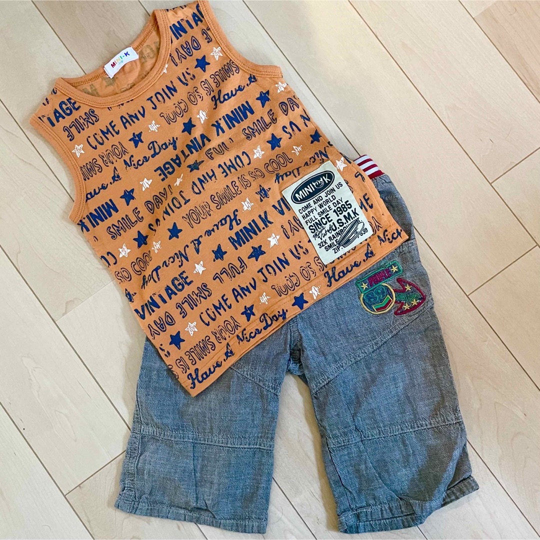 MINI-K MINI-K タンクトップ パンツ 110 セット まとめ売り 保育園 夏の通販 by shiichan MINI-K タンクトップ ランニング 110