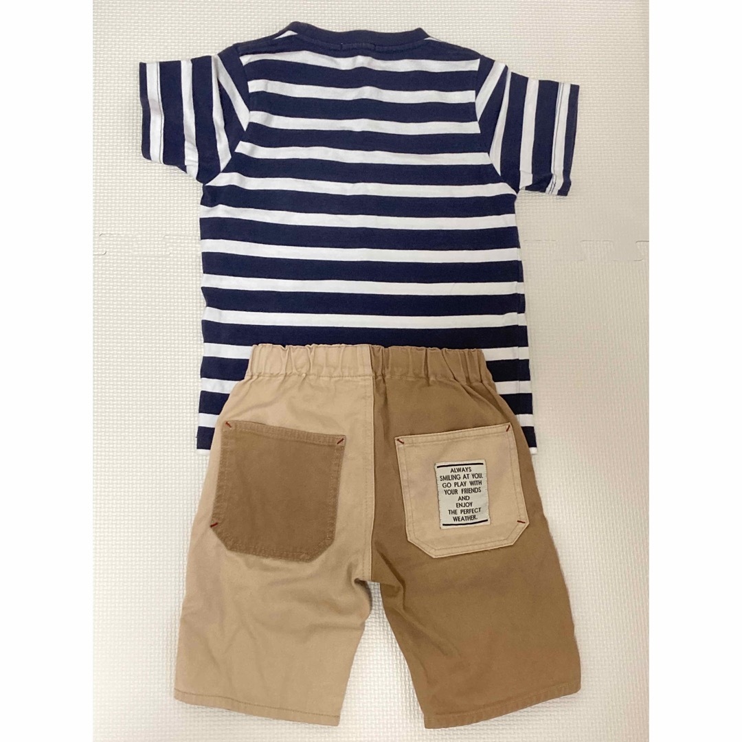 BREEZE(ブリーズ)のBREEZE ブリーズ　半袖　Tシャツ　ハーフパンツ　GU   110 キッズ/ベビー/マタニティのキッズ服男の子用(90cm~)(Tシャツ/カットソー)の商品写真