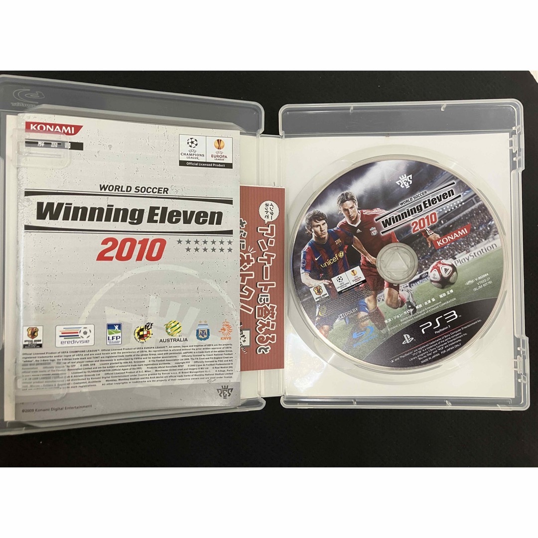 KONAMI(コナミ)のワールドサッカー ウイニングイレブン 2010 PS3 エンタメ/ホビーのゲームソフト/ゲーム機本体(家庭用ゲームソフト)の商品写真