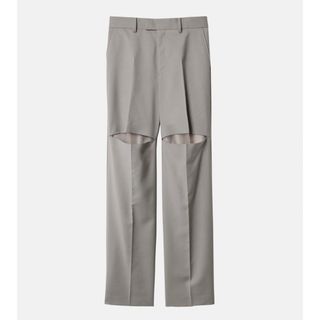 サントスピンク ルシェルブルー ふじあみ contrasting fabric pants