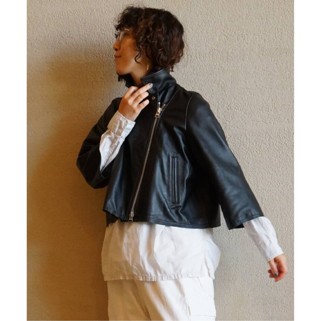 journal standard luxe レザー ショートライダースジャケッの通販 by
