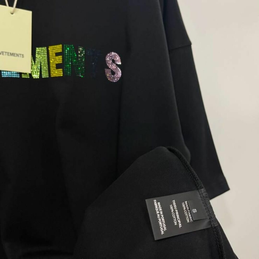 シャツ ヴェトモン Sの通販 by RINKAN|ラクマ マルチカラークリスタル