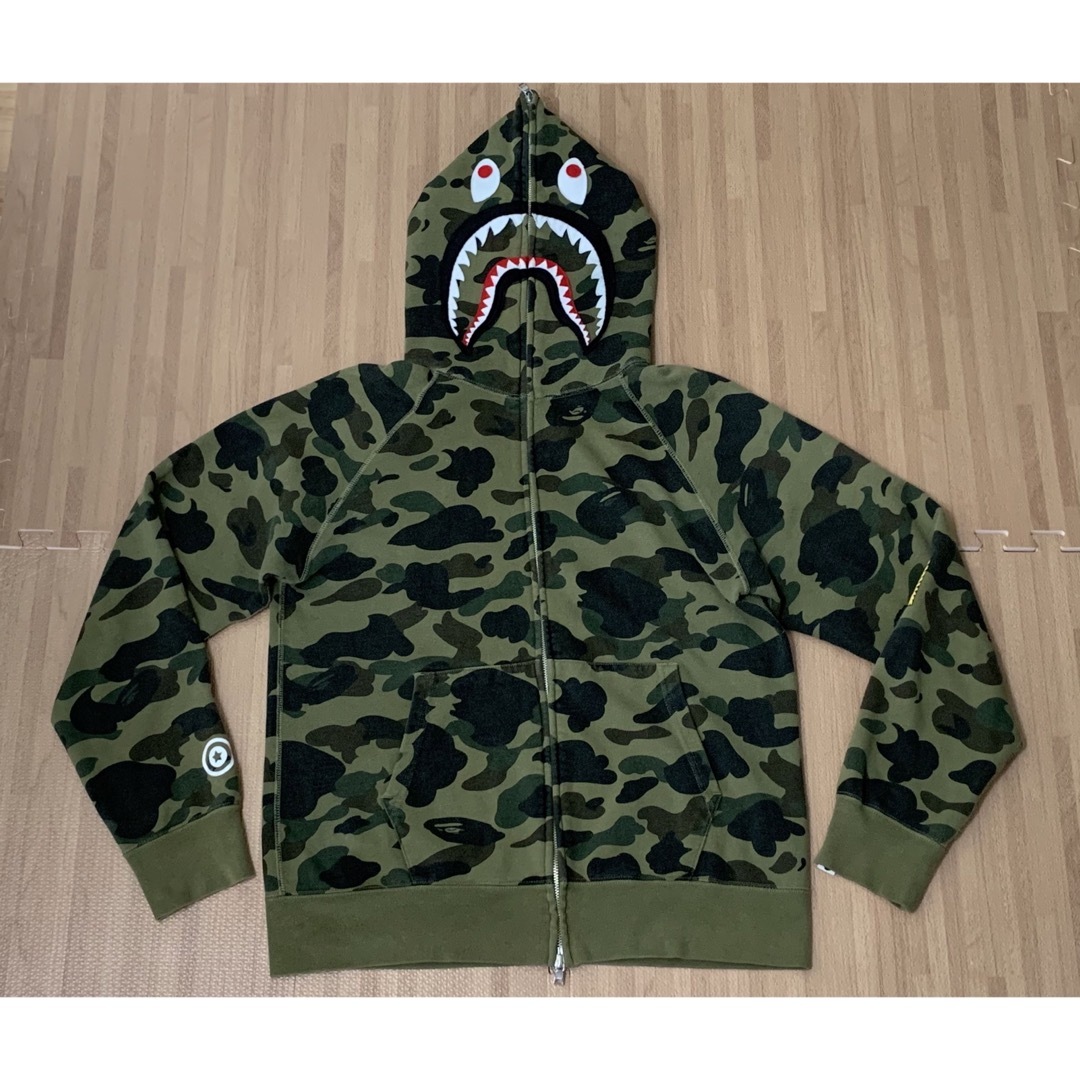 ★大人気★ APE 1st camo シャークパーカー F パーカー kaws