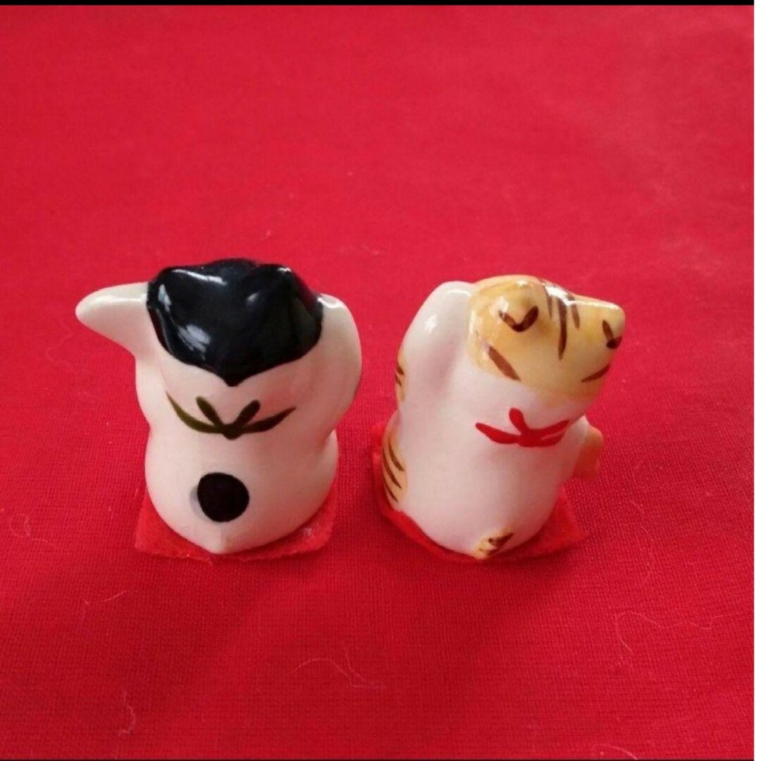 メカニカル 【匿名配送】瀬戸焼 招き猫 金銀セット 新品未使用