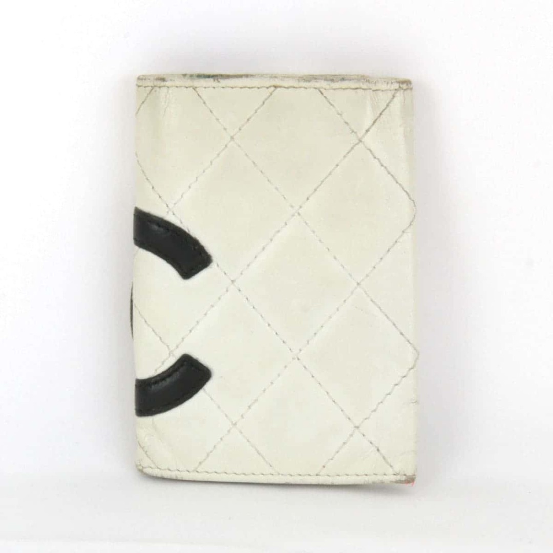 USED』 CHANEL シャネル カンボンライン キーケース レザー ホワイト