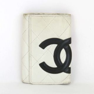 シャネル(CHANEL)の『USED』 CHANEL シャネル カンボンライン キーケース レザー ホワイト【中古】(キーケース)