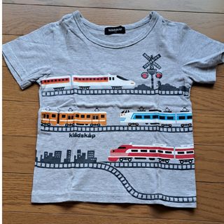 クレードスコープ(kladskap)の美品【クレードスコープ】110cm 半袖　Tシャツ　新幹線　kladskap(Tシャツ/カットソー)