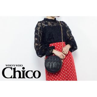 フーズフーチコ(who's who Chico)のwho's who chico オーガンジーハイネックブラウス長袖(シャツ/ブラウス(長袖/七分))