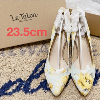 ルタロン(Le Talon)のLe Talon  パンプス　新品　23.5cm 花柄(ハイヒール/パンプス)