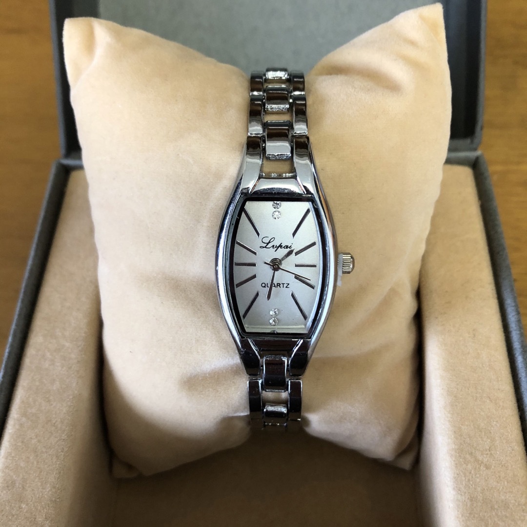 レディース 腕時計 クォーツ シルバー ホワイト - 腕時計(アナログ)