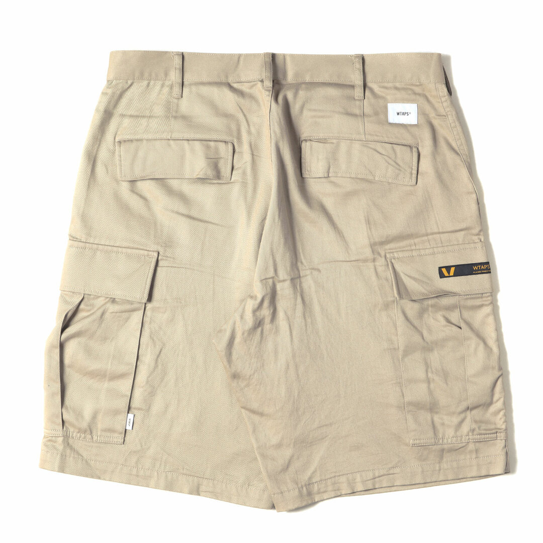 W)taps(ダブルタップス)のWTAPS ダブルタップス パンツ サイズ:XL 21SS コットンツイル ジャングル カーゴ ショーツ JUNGLE 02 / SHORTS ベージュ ボトムス ショートパンツ 【メンズ】【中古】 メンズのパンツ(ショートパンツ)の商品写真