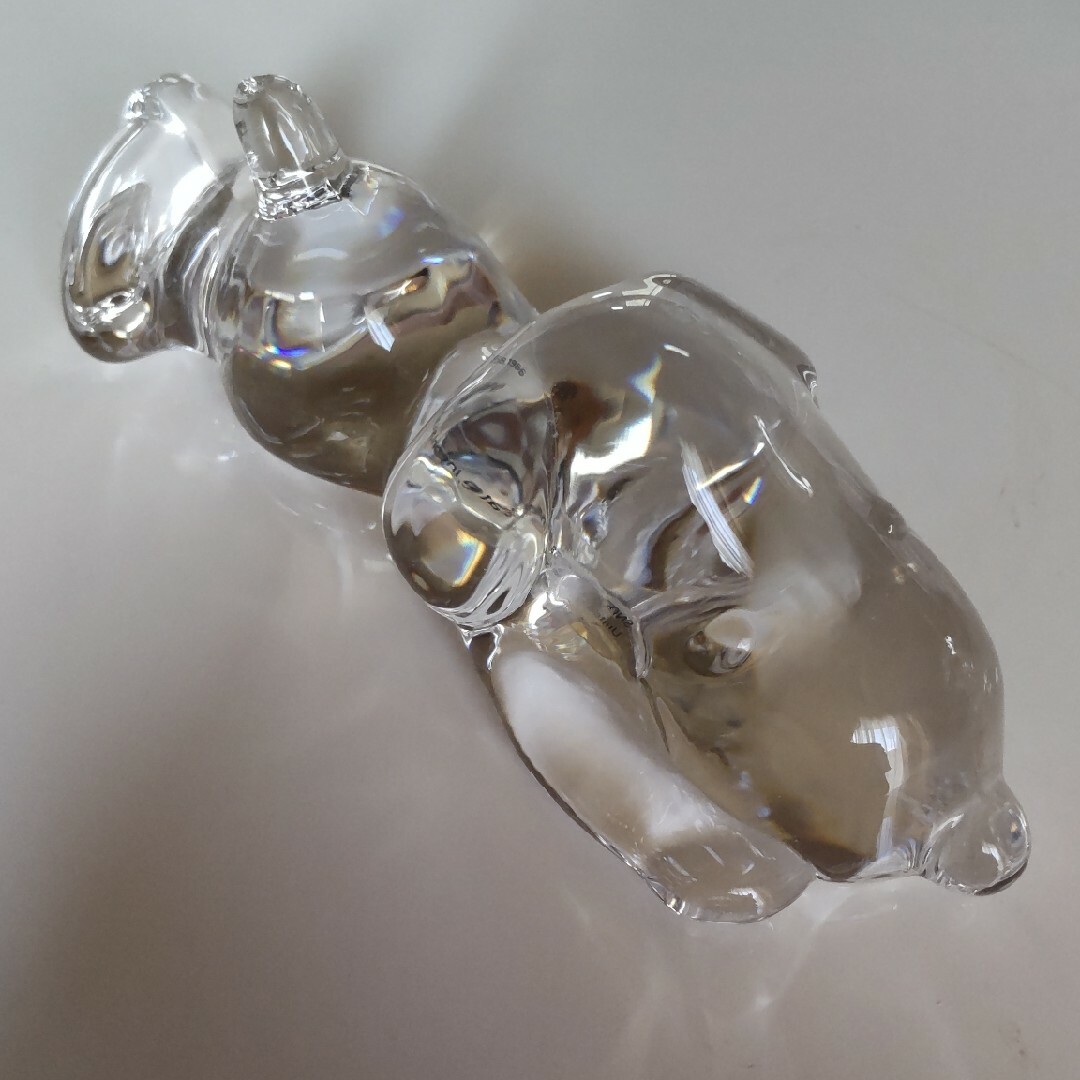 SNOOPY(スヌーピー)のスヌーピー ガラスの置物 インテリア/住まい/日用品のインテリア小物(置物)の商品写真